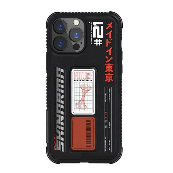 Cover Iphone 13 Pro With Grip Skinarma - Black